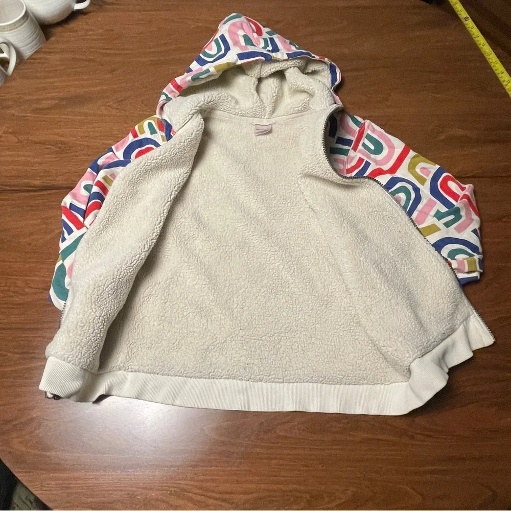 Used Hanna Andersson Colorful Geometric Kids Hoodie